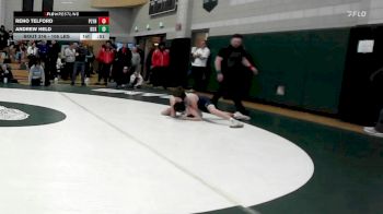 106 lbs Consi Of 16 #2 - Reno Telford, Plymouth North vs Andrew Held, Duxbury