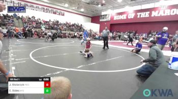 40-43 lbs Rr Rnd 1 - JJ Stolarzyk, Piedmont vs Everly Sides, WTC