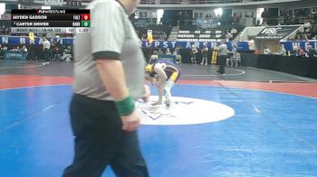 1A-4A 120 Champ. Round 1 - Carter Driver, Ranburne vs Jayden Gadson, Fultondale