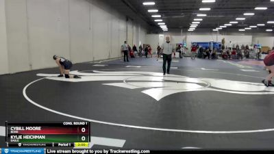 138 lbs Cons. Round 1 - Kylie Heichman, Eagle vs Cybill Moore, Boise