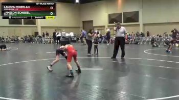 75 lbs Finals (2 Team) - Jameson Schissel, Iowa Gold vs Landon Wheelan, Iowa Black