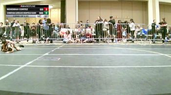 90 lbs Consi Of 8 #1 - Nehemiah Cortez, Gilroy Hawks vs Christian Aurelius Highfield Kaiwi, Hana Elite