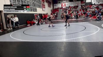 138 lbs Round 3 (6 Team) - Grayson Mullins, Spring Creek vs Miguel Suarez, Wendell