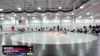 130 lbs Finals (2 Team) - Zoey Smith, Cumberlands vs Cadence Wallace, Siena Heights