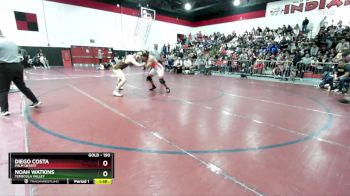 190 lbs Quarterfinal - Diego Costa, Palm Desert vs Noah Watkins, Temecula Valley