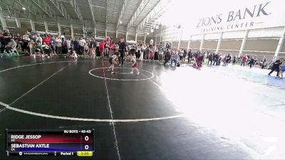 43-45 lbs Quarterfinal - Ridge Jessop, MT vs Sebastian Axtle, CA