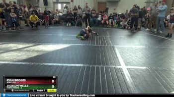 52 lbs Round 2 - Ryan Bridges, Rebellion vs Jackson Wells, Terps Xtreme