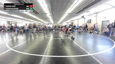 130 lbs Consi Of 8 #1 - Austin Post, Corfu vs Ethan Scipione, Webster
