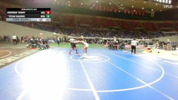 3A Boys 190 lbs Cons. Round 2 - Ryan Gaskin, North Valley Boys vs Andrew Terry, Creswell Boys