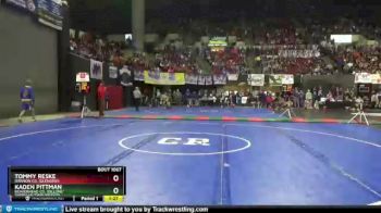 Champ. Round 1 - Kaden Pittman, Beaverhead Co. (Dillon)/ Sheridan/Twin Bridges vs Tommy Reske, Dawson Co. (Glendive)