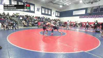122 lbs Cons. Round 3 - Deni Daghestani, Chino vs Aric Mendoza, Braveheart WC