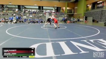 190 lbs Semifinals (8 Team) - Braden Jones, BROKEN ARROW vs Hank Puckett, BIXBY