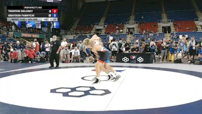 165 lbs Cons. Rd Of 64 - Trenton DeLoney, Idaho vs Grayson Fabrycki, Oregon