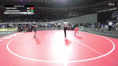 6A Boys 120 lbs Champ. Round 2 - Trent Rauch, McMinnville Boys vs Carter Dawson, Roseburg Boys