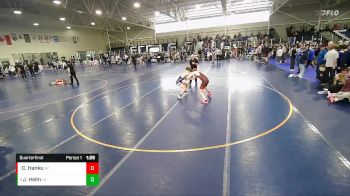 107 lbs Quarterfinal - Cody Hanks, True Grit Wrestling vs Jaxson Helm, Logan Grizz