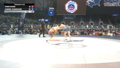 157 lbs Champ. Rd Of 64 - Owen Shane, Indiana vs Gabriel Champagne, California