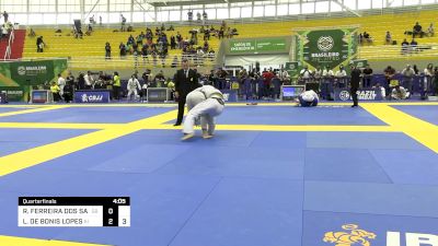RODRIGO FERREIRA DOS SANTOS vs LUCAS DE BONIS LOPES 2024 Brasileiro Jiu-Jitsu IBJJF