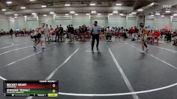 113 lbs Champ. Round 1 - Becket Geary, Hawkeyes vs Emmons Tewalt, Hanover Hawkeye