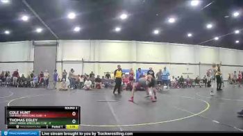 117 lbs Round 2 (6 Team) - Cole Hunt, Tar River Wrestling Club vs Thomas Egley, Great Bridge Wrestling Club