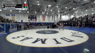 100 lbs Quarterfinal - Dejah Aldridge, Trabuco Hills vs Willow Martinez, Foothill (Santa Ana)