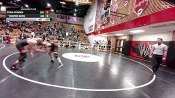 157 lbs Champ. Round 1 - Ezra Horgen, Rock Springs vs Hunter Boss, Jackson Hole