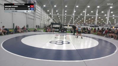 110 lbs Arianna Storey, Indiana vs BryLee Irsik, Nebraska