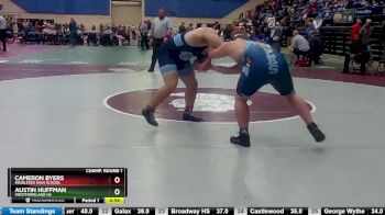 1 - 215 lbs Cons. Round 2 - Austin Huffman, Westmoreland HS vs Cameron Byers, Middlesex High School