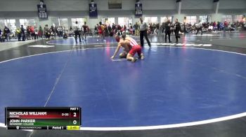 197 lbs Quarterfinal - John Parker, Newberry College vs Nicholas Willham, Indiana