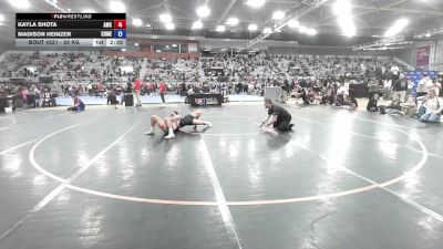 50 kg Cons. Sub-rd Of 16 - Kayla Shota, Argo Wrestling Club vs Madison Heinzer, Colorado Mesa