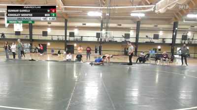 184 lbs 3rd Place - Gunnar Garelli, Virginia Tech vs Kingsley Menifee, Morgan State - UNATT