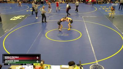 124 lbs Cons. Round 1 - Jackson Dove, West Seneca W/E vs Kohle Pachla, Holley-Kendall