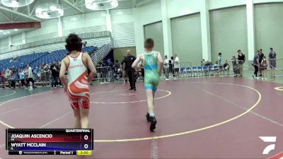 67 lbs Quarterfinal - Joaquin Ascencio, MI vs Wyatt McClain, IL