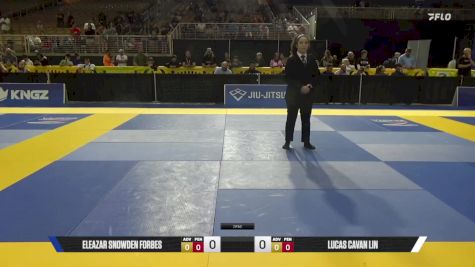 Lucas Cavan Lin vs Eleazar Snowden Forbes 2025 Pan Kids Jiu-Jitsu IBJJF Championship