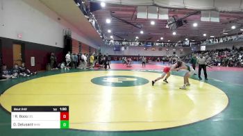 150 lbs Round Of 16 - Riley Boos, Delsea vs Daniel Delusant, North Hunterdon