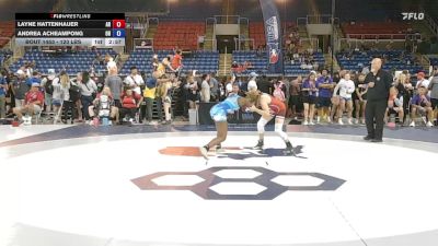 120 lbs Cons. Sub-rd Of 64 - Layne Hattenhauer, AR vs Andrea Acheampong, OH