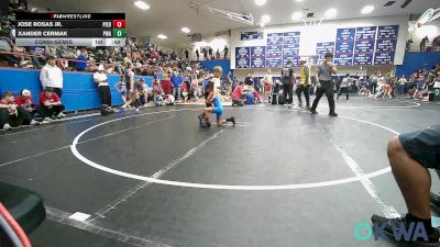 55 lbs Consolation - Jose Rosas Jr., Piedmont vs Xander Cermak, Perry Wrestling Academy