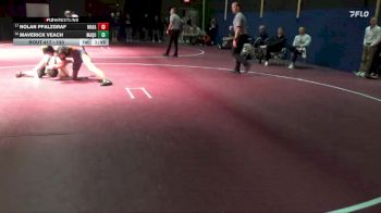 120 lbs Round 3 - Nolan Pfalzgraf, Waterloo East vs Maverick Veach, Maquoketa
