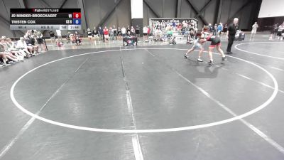157 lbs JD Minder-Broeckaert, Wisconsin vs Tristen Cox, Kansas Blue