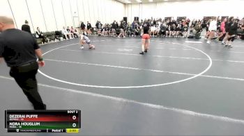 136 lbs Round 2 (3 Team) - Nora Houglum, Mora vs Dezerai Puffe, Bemidji