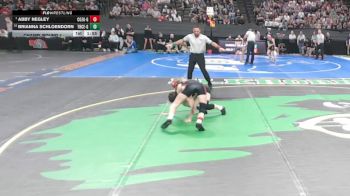 Champ. Round 1 - Abby Negley, Cozad vs Brianna Schloendorn, Thayer Central