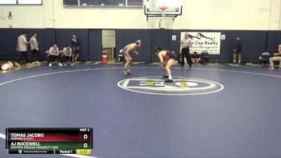 149 lbs Quarterfinal - AJ Rockwell, Eastern Oregon University (OR) vs Tomas Jacobo, Simpson (Calif.)