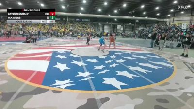 180 lbs Cons. Round 2 - Parker Janis, Little Wound Mustangs vs Zachary Bell, Heights Wrestling Club