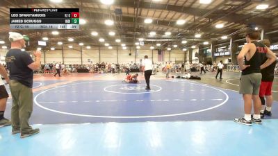 160 lbs Rr Rnd 2 - Leo Sfakiyanudis, FZ Crew - HSB vs James Scruggs, Indiana Outlaws Orange - HSB