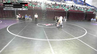 132 lbs Consi Of 8 #2 - Ethan Paige, Pendleton vs Zaylan Hall, Broome