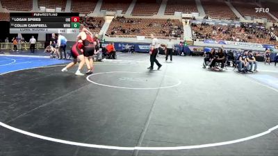 285-D1 Cons. Round 2 - Collin Campbell, Williams Field High School vs Logan Spires, Liberty High School