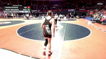 1A 138 lbs Champ. Round 1 - Brody Widlowski, Coal City vs Hunter Brandon, Gibson City (G.C.-Melvin-Sibley)