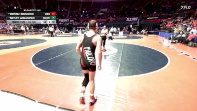 1A 138 lbs Champ. Round 1 - Brody Widlowski, Coal City vs Hunter Brandon, Gibson City (G.C.-Melvin-Sibley)