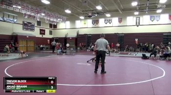 JV-2 lbs Cons. Semi - Amjad Ibrahim, Iowa City, West vs Trevor Block, Waukon