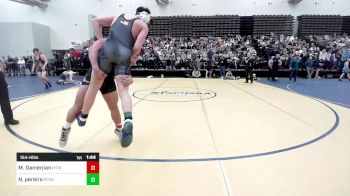 154-H lbs Round Of 64 - Michael Damerjian, Moorestown vs Nicholas Pereira, Port Chester Rams