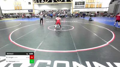 133A lbs Rr Rnd 2 - Brett Ungar, Cornell vs Nain Vazquez, Army West Point